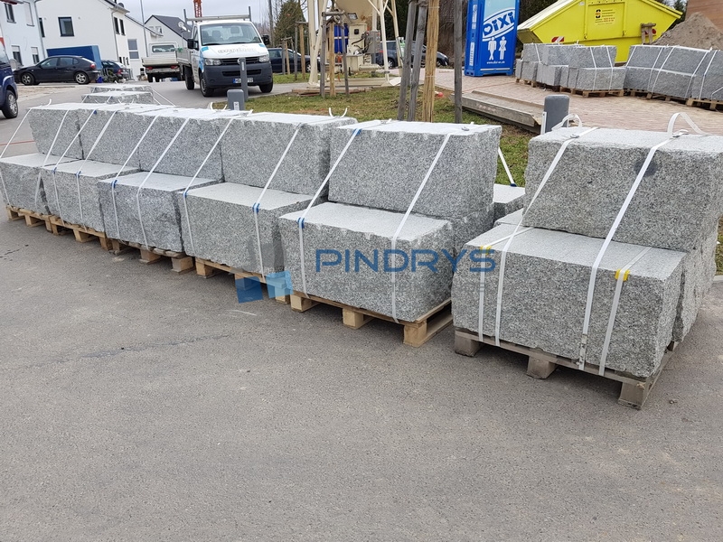 Granit Mauersteine, Granitsteine, Gartensteine, 40x40x60140
